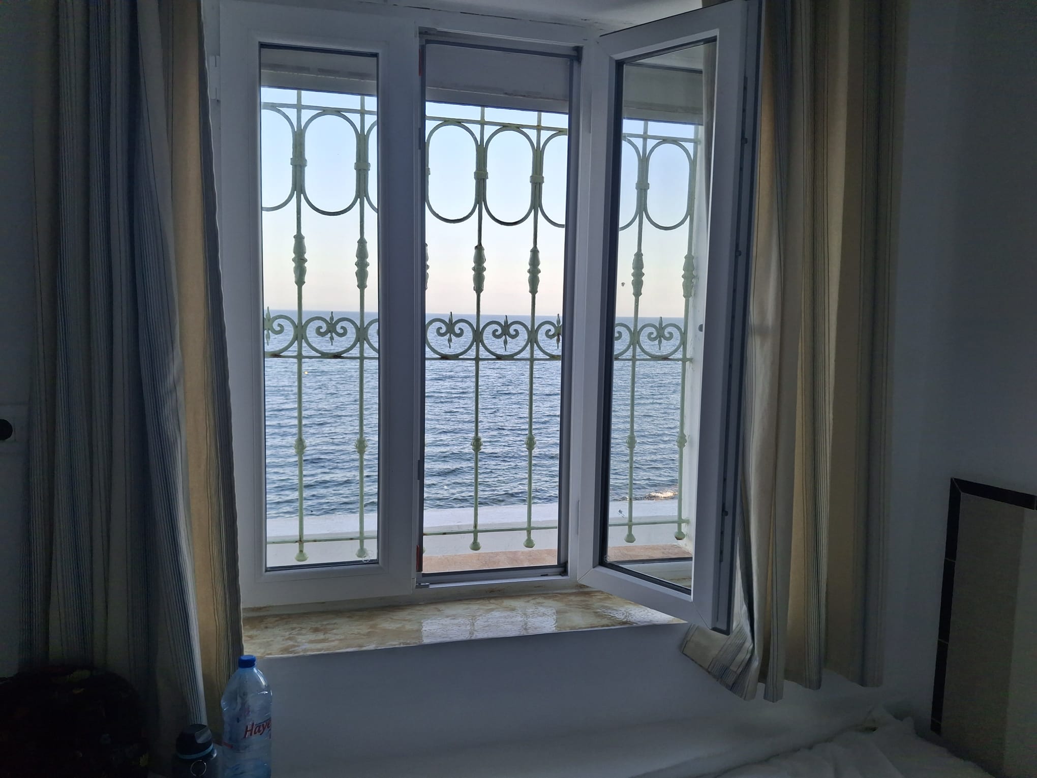 Uitzicht over zee