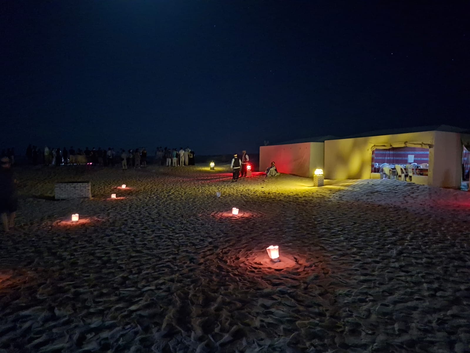Nacht op de camping